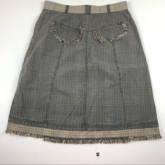 SOLOLA Brown Plaid Skirt size 38 - Picture 9 of 10